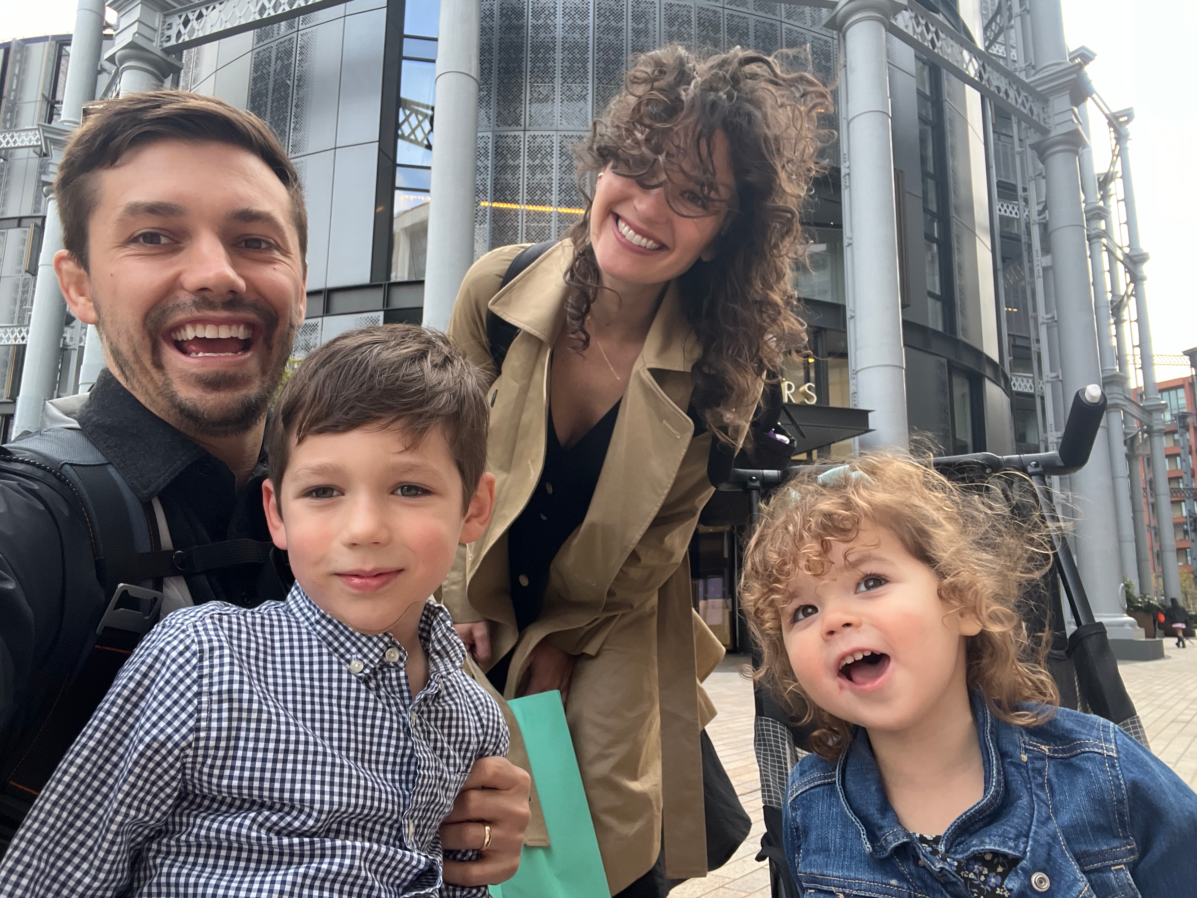 Jayme Hoffman with his family